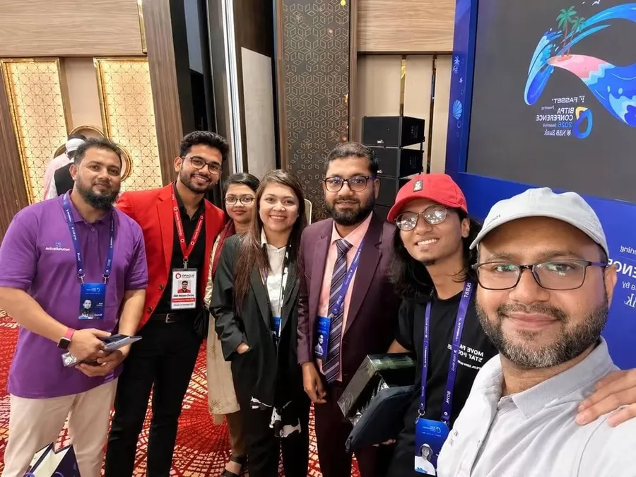 Abir Hassan Durjoy with friends and partners at BITPA Conference 2026